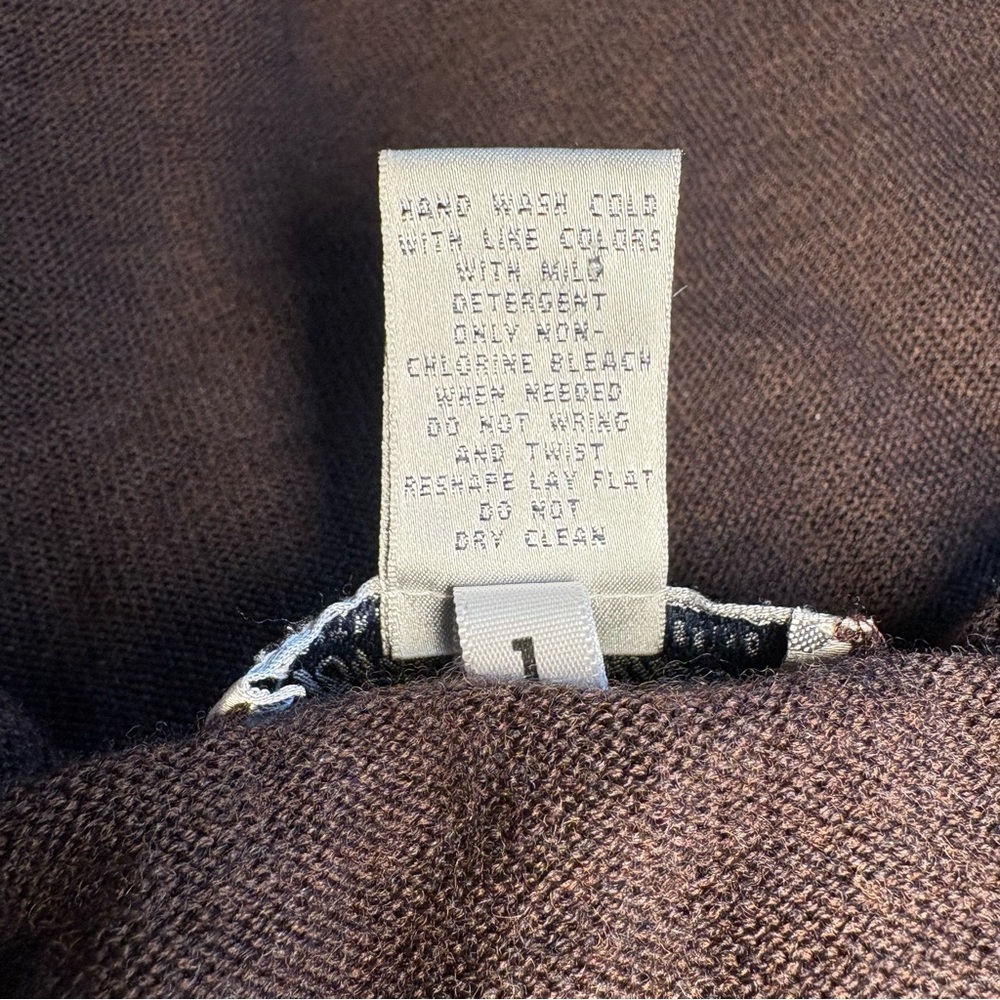 Brooks Brothers Elbow Patch Brown Sweater - Picture 6 of 6